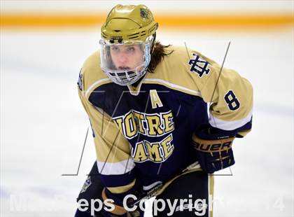 Thumbnail 2 in Notre Dame, WH vs. Notre Dame, Fairfield (SCC DI Final) photogallery.