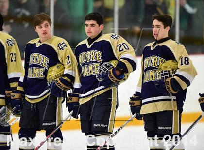Thumbnail 3 in Notre Dame, WH vs. Notre Dame, Fairfield (SCC DI Final) photogallery.
