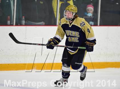 Thumbnail 1 in Notre Dame, WH vs. Notre Dame, Fairfield (SCC DI Final) photogallery.
