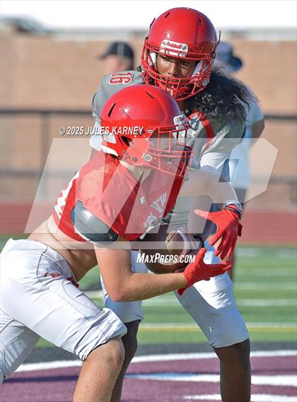 Thumbnail 3 in Centennial vs Faith Lutheran (Scrimmage) photogallery.