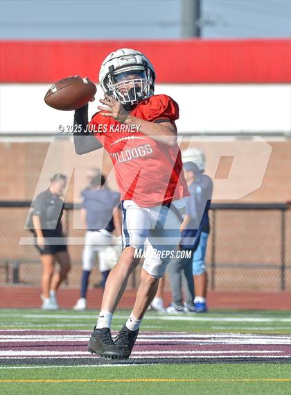 Thumbnail 2 in Centennial vs Faith Lutheran (Scrimmage) photogallery.