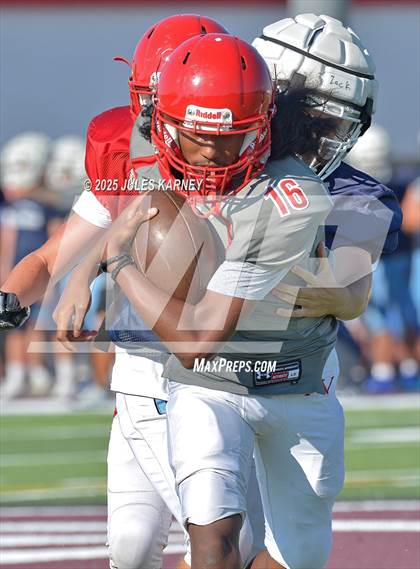 Thumbnail 2 in Centennial vs Faith Lutheran (Scrimmage) photogallery.