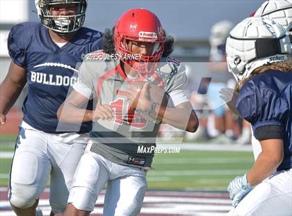 Thumbnail 3 in Centennial vs Faith Lutheran (Scrimmage) photogallery.