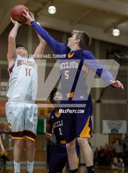 Thumbnail 3 in Butte Valley vs. McCloud (NSCIF D7 Final) photogallery.