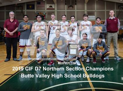 Thumbnail 2 in Butte Valley vs. McCloud (NSCIF D7 Final) photogallery.