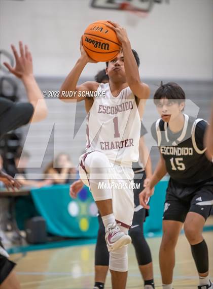 Thumbnail 3 in Escondido Charter vs. Escondido  (Del Lago Tournament) photogallery.