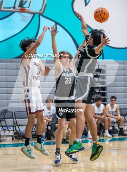 Thumbnail 3 in Escondido Charter vs. Escondido  (Del Lago Tournament) photogallery.
