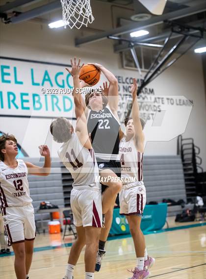 Thumbnail 3 in Escondido Charter vs. Escondido  (Del Lago Tournament) photogallery.