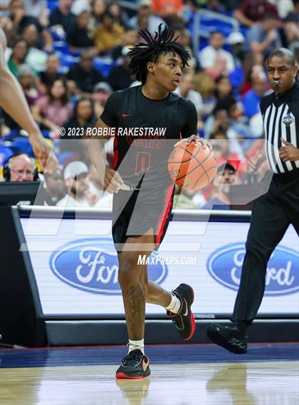 Thumbnail 3 in Beaumont United vs. Lake Highlands (UIL 6A Basketball State Final) photogallery.