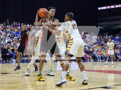 Thumbnail 1 in Beaumont United vs. Lake Highlands (UIL 6A Basketball State Final) photogallery.