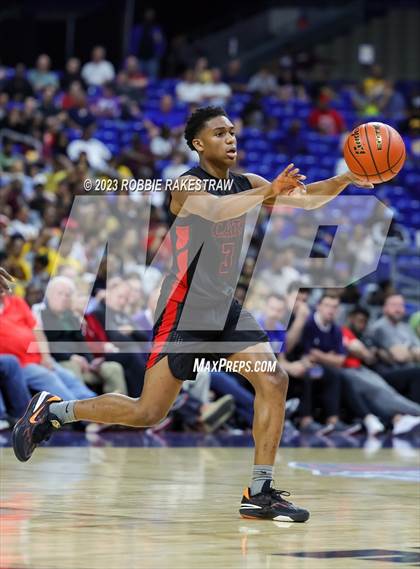 Thumbnail 2 in Beaumont United vs. Lake Highlands (UIL 6A Basketball State Final) photogallery.