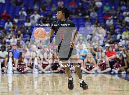Thumbnail 2 in Beaumont United vs. Lake Highlands (UIL 6A Basketball State Final) photogallery.