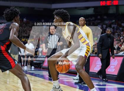 Thumbnail 2 in Beaumont United vs. Lake Highlands (UIL 6A Basketball State Final) photogallery.