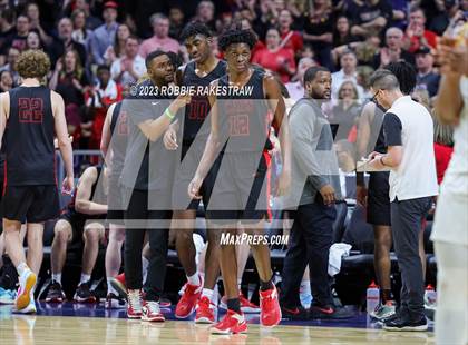 Thumbnail 2 in Beaumont United vs. Lake Highlands (UIL 6A Basketball State Final) photogallery.