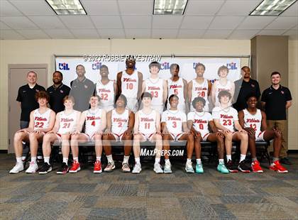 Thumbnail 1 in Beaumont United vs. Lake Highlands (UIL 6A Basketball State Final) photogallery.