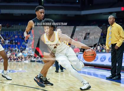 Thumbnail 3 in Beaumont United vs. Lake Highlands (UIL 6A Basketball State Final) photogallery.