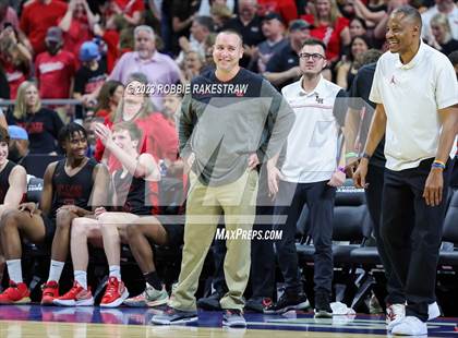 Thumbnail 1 in Beaumont United vs. Lake Highlands (UIL 6A Basketball State Final) photogallery.