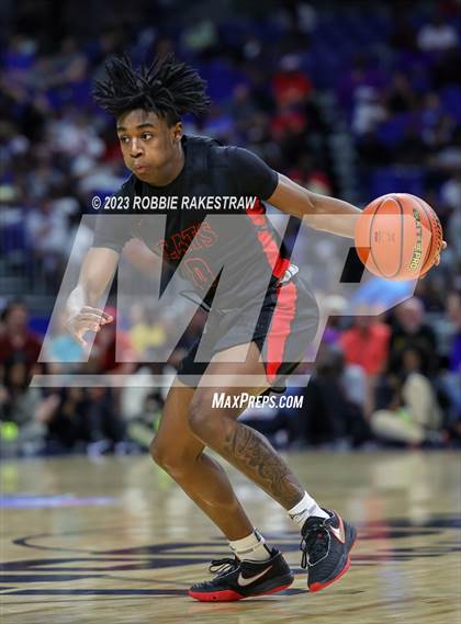 Thumbnail 1 in Beaumont United vs. Lake Highlands (UIL 6A Basketball State Final) photogallery.