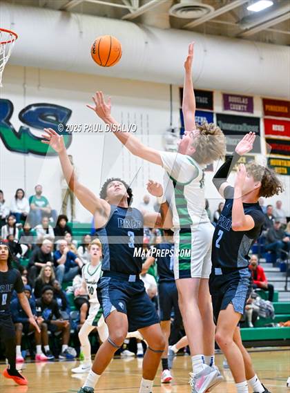 Thumbnail 3 in ThunderRidge vs. Vista PEAK Prep (CHSAA 6A 1st Round) photogallery.