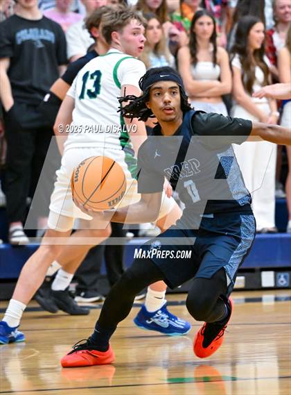 Thumbnail 1 in ThunderRidge vs. Vista PEAK Prep (CHSAA 6A 1st Round) photogallery.