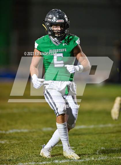 Thumbnail 3 in Lowry @ Churchill County (NIAA 3A Northern Playoff) photogallery.
