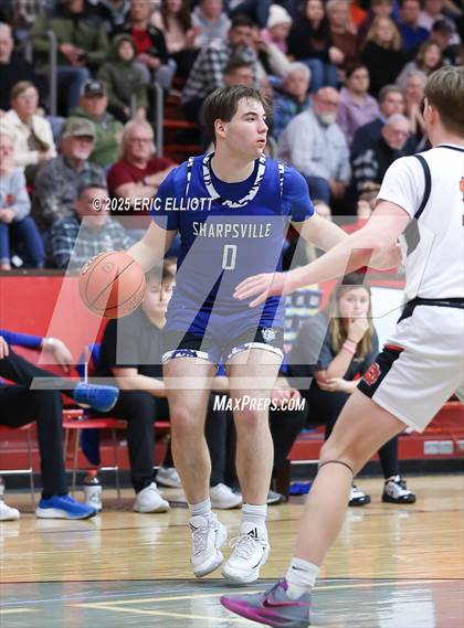 Thumbnail 1 in Sharpsville vs Rocky Grove (PIAA D10 2A QuarterFinal) photogallery.