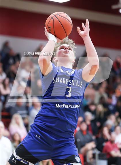 Thumbnail 3 in Sharpsville vs Rocky Grove (PIAA D10 2A QuarterFinal) photogallery.