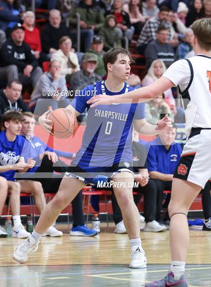 Thumbnail 2 in Sharpsville vs Rocky Grove (PIAA D10 2A QuarterFinal) photogallery.