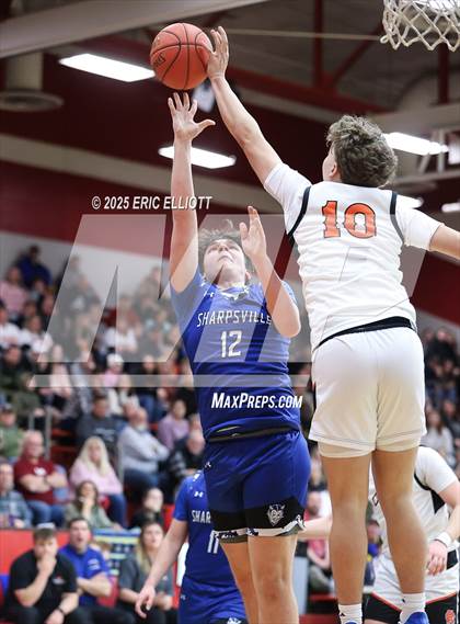 Thumbnail 1 in Sharpsville vs Rocky Grove (PIAA D10 2A QuarterFinal) photogallery.
