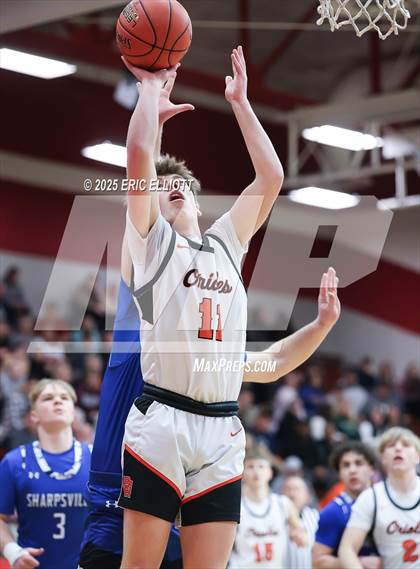 Thumbnail 3 in Sharpsville vs Rocky Grove (PIAA D10 2A QuarterFinal) photogallery.