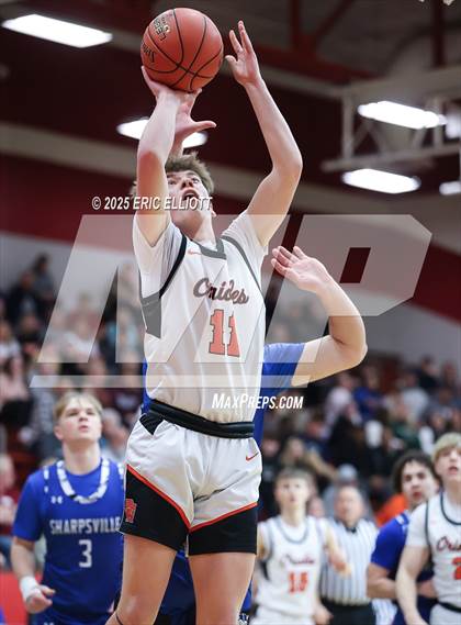 Thumbnail 2 in Sharpsville vs Rocky Grove (PIAA D10 2A QuarterFinal) photogallery.