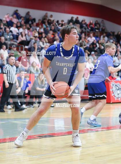 Thumbnail 3 in Sharpsville vs Rocky Grove (PIAA D10 2A QuarterFinal) photogallery.