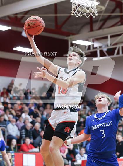 Thumbnail 1 in Sharpsville vs Rocky Grove (PIAA D10 2A QuarterFinal) photogallery.