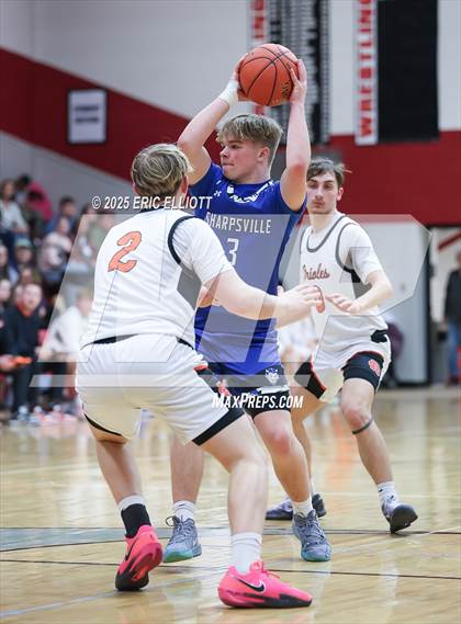 Thumbnail 1 in Sharpsville vs Rocky Grove (PIAA D10 2A QuarterFinal) photogallery.