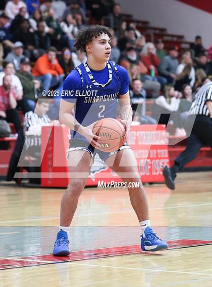 Thumbnail 1 in Sharpsville vs Rocky Grove (PIAA D10 2A QuarterFinal) photogallery.