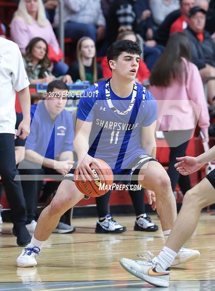 Thumbnail 3 in Sharpsville vs Rocky Grove (PIAA D10 2A QuarterFinal) photogallery.