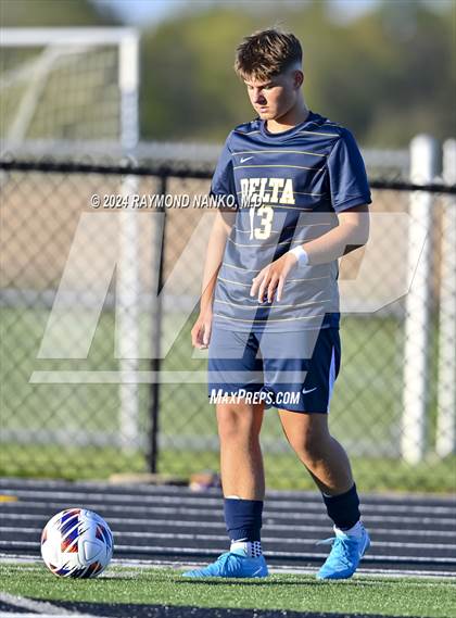 Thumbnail 3 in Yorktown vs. Delta (IHSAA 2A Section 23 First Round)  photogallery.