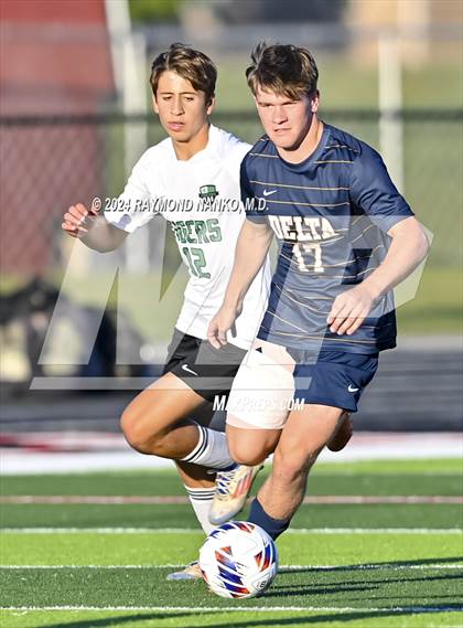 Thumbnail 3 in Yorktown vs. Delta (IHSAA 2A Section 23 First Round)  photogallery.