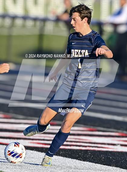 Thumbnail 3 in Yorktown vs. Delta (IHSAA 2A Section 23 First Round)  photogallery.
