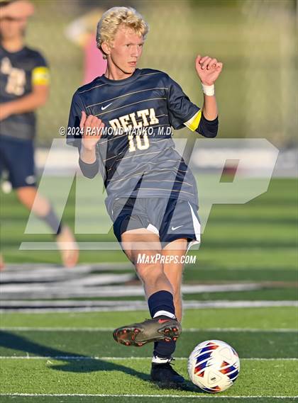 Thumbnail 2 in Yorktown vs. Delta (IHSAA 2A Section 23 First Round)  photogallery.