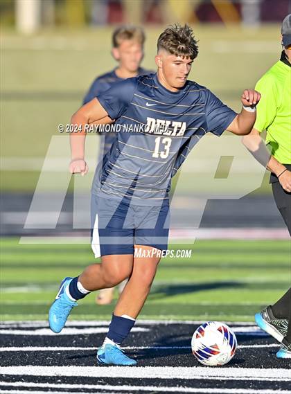 Thumbnail 1 in Yorktown vs. Delta (IHSAA 2A Section 23 First Round)  photogallery.