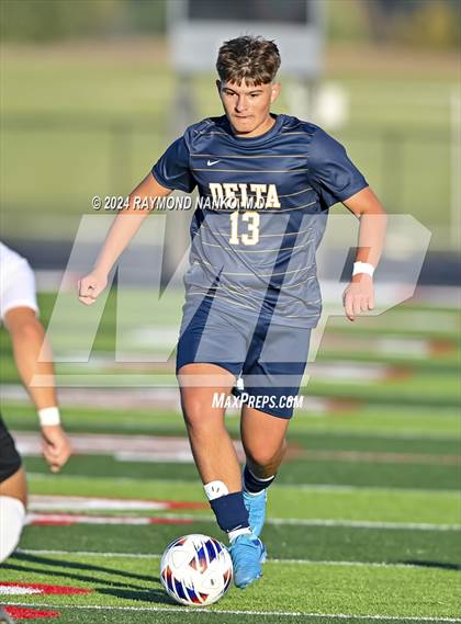 Thumbnail 2 in Yorktown vs. Delta (IHSAA 2A Section 23 First Round)  photogallery.