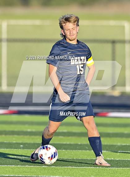 Thumbnail 3 in Yorktown vs. Delta (IHSAA 2A Section 23 First Round)  photogallery.
