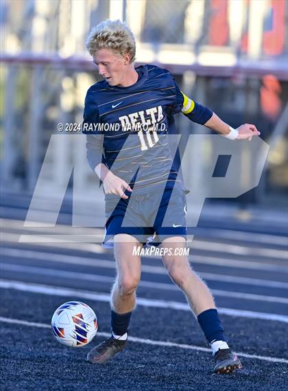 Thumbnail 1 in Yorktown vs. Delta (IHSAA 2A Section 23 First Round)  photogallery.