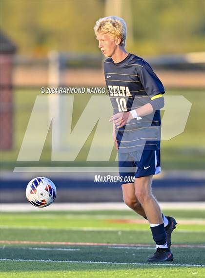 Thumbnail 3 in Yorktown vs. Delta (IHSAA 2A Section 23 First Round)  photogallery.