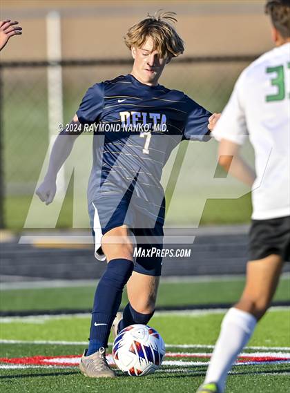 Thumbnail 3 in Yorktown vs. Delta (IHSAA 2A Section 23 First Round)  photogallery.