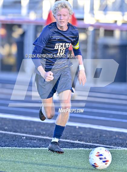 Thumbnail 3 in Yorktown vs. Delta (IHSAA 2A Section 23 First Round)  photogallery.
