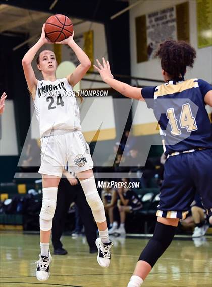 Thumbnail 2 in Ontario Christian vs. Rowland photogallery.
