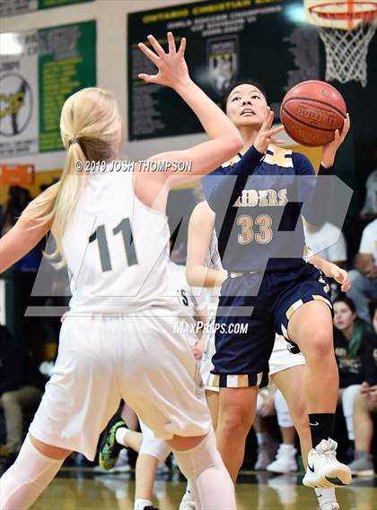 Thumbnail 2 in Ontario Christian vs. Rowland photogallery.
