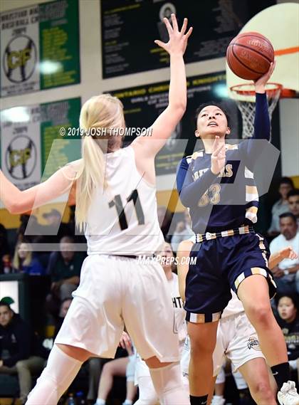 Thumbnail 3 in Ontario Christian vs. Rowland photogallery.